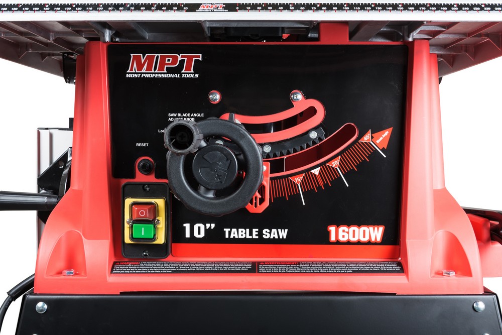 Верстат для дерева циркулярний MPT 1600 Вт 4800 об/хв 254 мм MTS2502 view 6