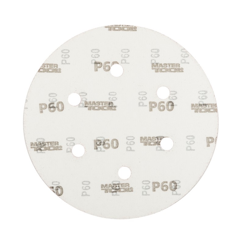 Круг шліфувальний на липучці MASTERTOOL 225 мм/6 отв P60 набір 5 шт 08-2006-H view 2