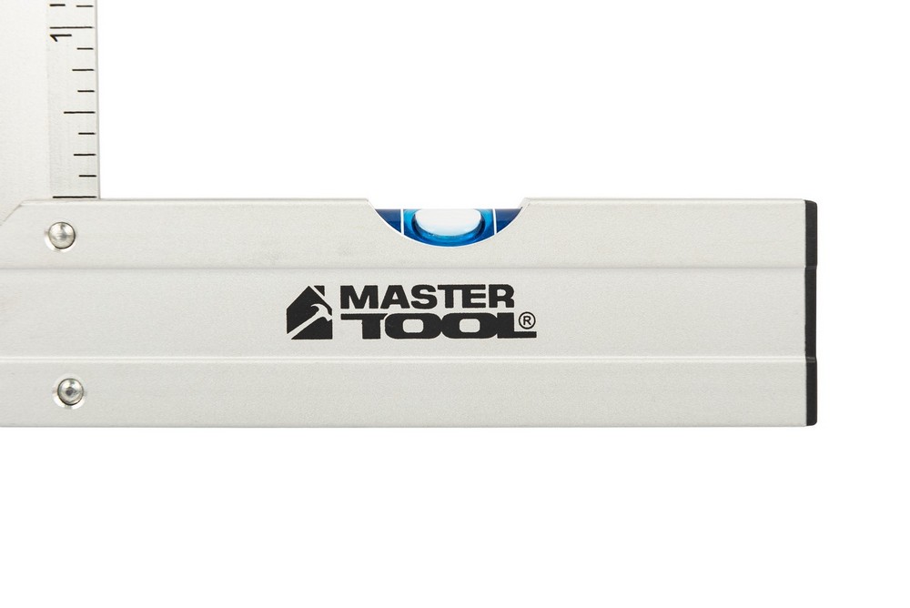 Кутник будівельний алюмінієвий MASTERTOOL 500 мм ручка Al з капсулою 0,5 мм/1м 30-4500 view 4