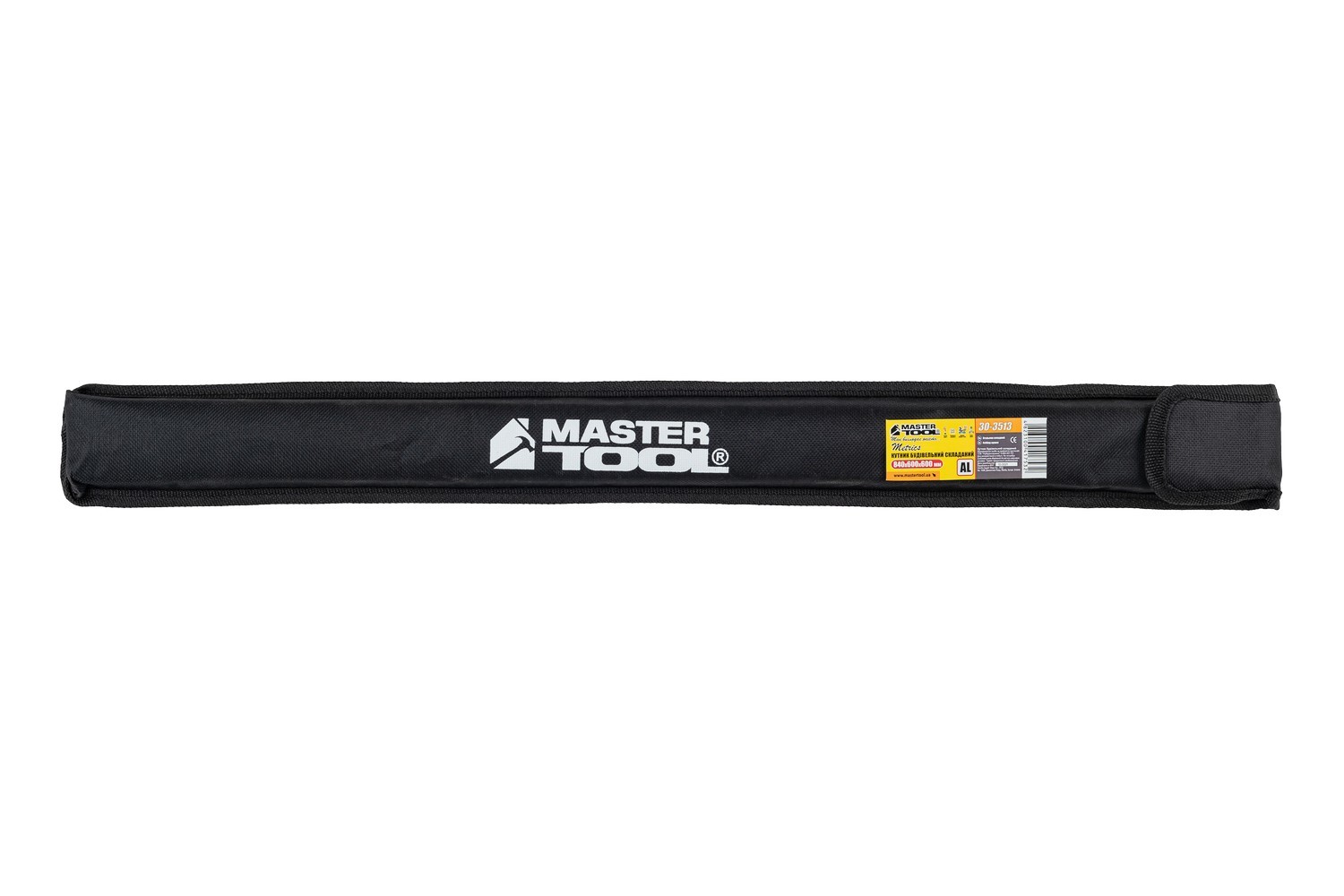 Кутник будівельний складаний MASTERTOOL 840х600х600 мм AL чохол для зберігання 30-3513 view 8