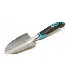 Совок садовий MASTERTOOL алюмінієвий 300×75 мм з двокомпонентною ручкою 14-6160