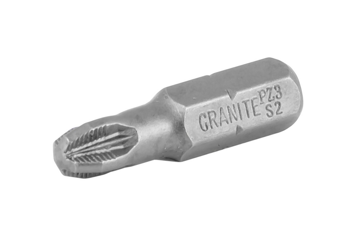 Насадка викруткова GRANITE PZ3 25 мм ¼" S2 набір 2 шт 10-93-250 view 1