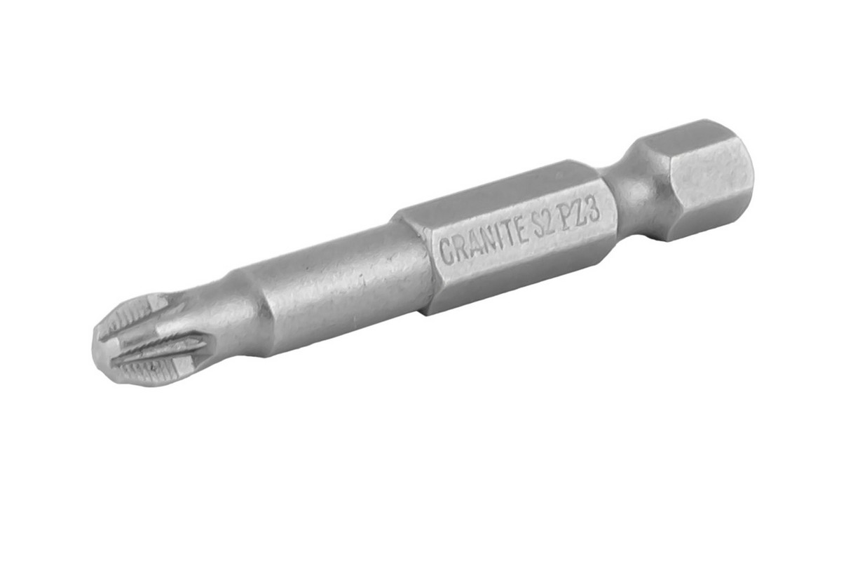 Насадка викруткова GRANITE PZ3 50 мм ¼" S2 набір 10 шт 10-93-501 view 1