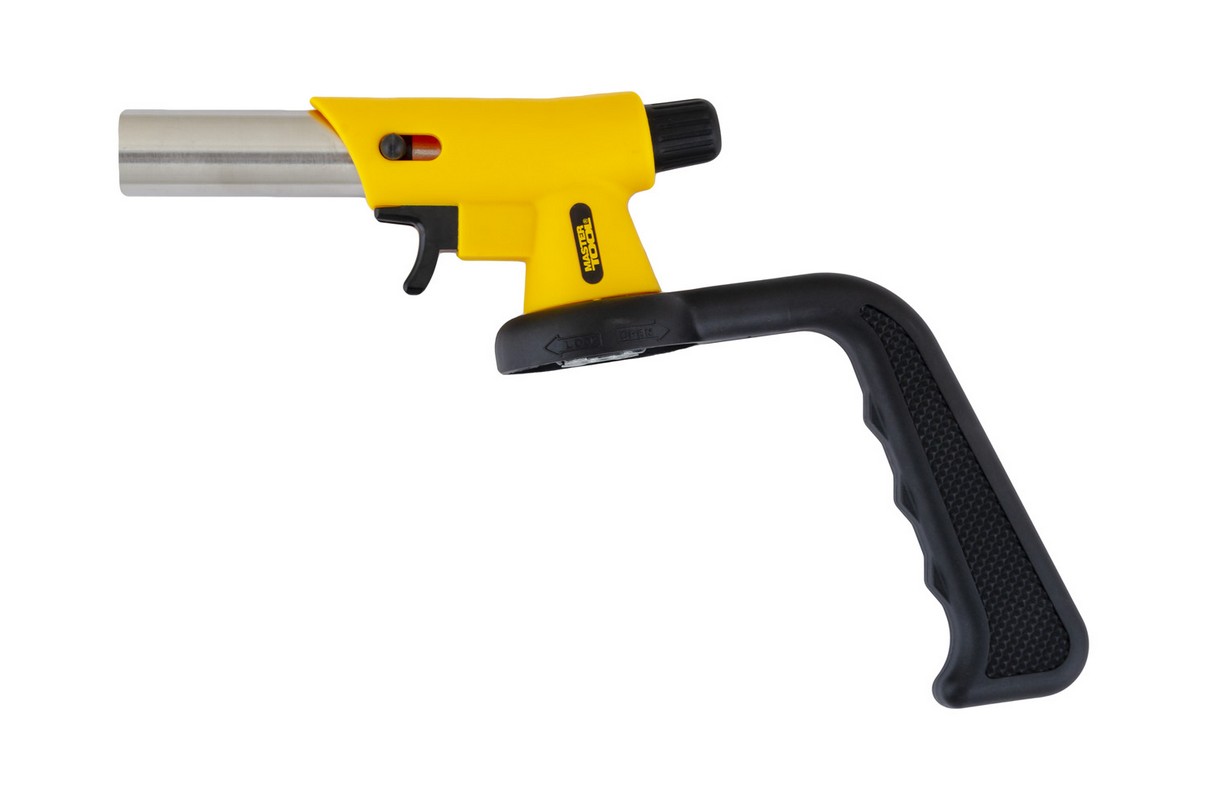 Пальник для газового балона MASTERTOOL "Вихор SAFE" п'єзопідпал Ø 22 мм/1300°С з ручкою 44-5045 view 1