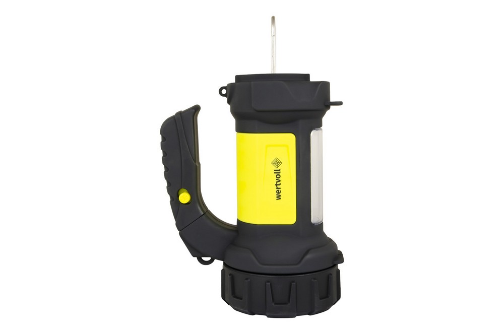 Ліхтар WERTVOLL 2в1 з ручкою 360° 4 режими CREELED/COBLED IP44 Li-ion 2000 mAh/t 7000 K/200 lum ABS 180х94х143 мм RX-8010 view 3