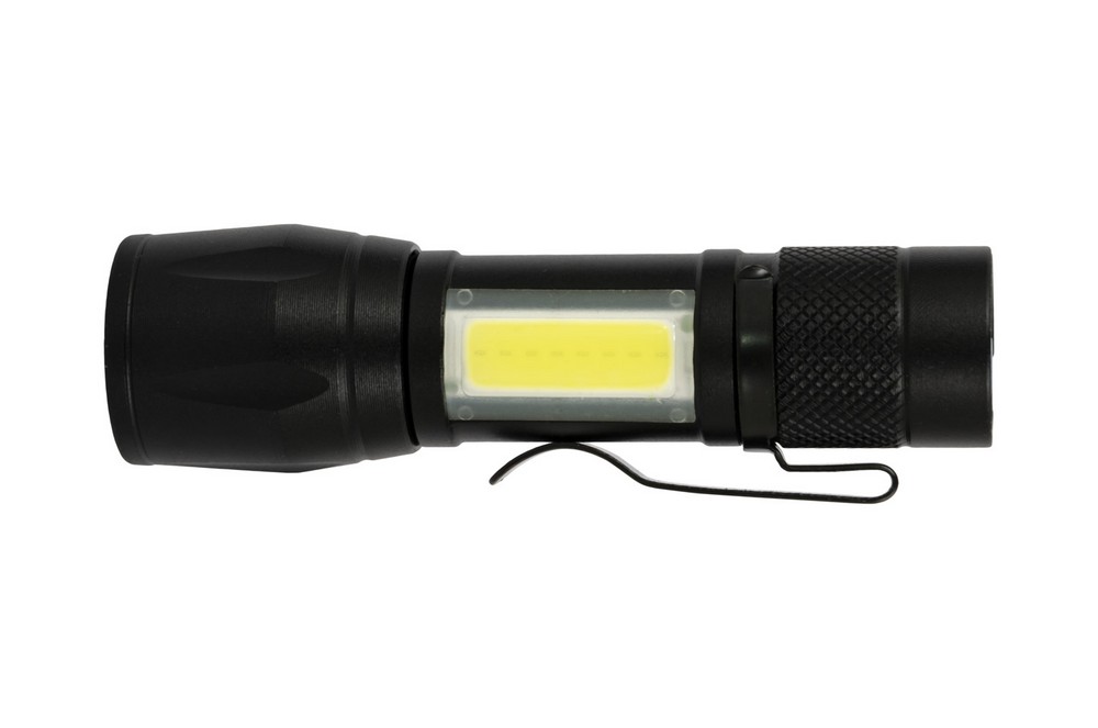 Ліхтар з регулюванням фокусу WERTVOLL 3 режими LED/COB LED Li-ion 800 mAh/t 8000 K/100 lum AL 91х26 мм RX-8003 view 3
