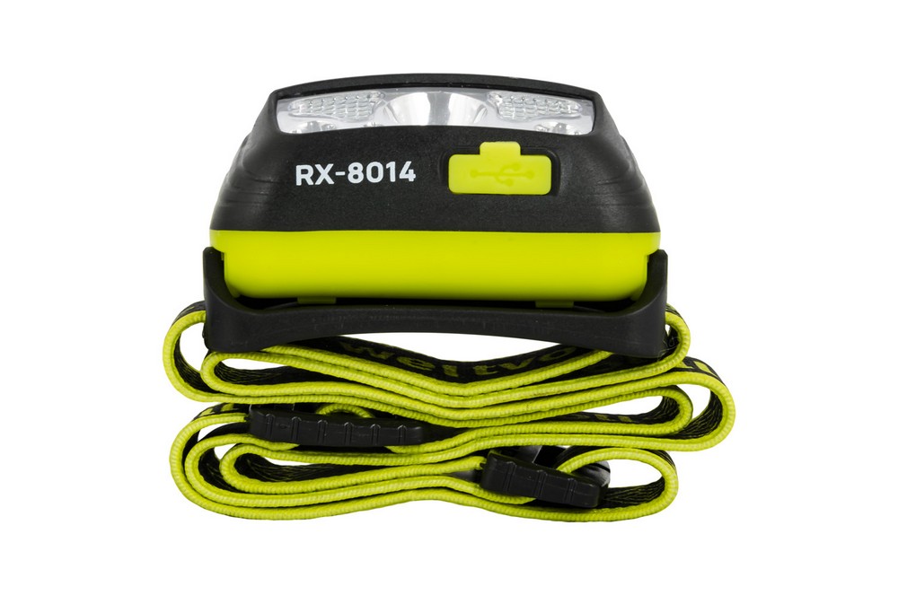 Ліхтар налобний WERTVOLL 7 режимів СREE LED/2xSMD LED/2xRED LED IP44 Li-pol 1200 mAh/t 7000 K/130 lum ABS 57х34х32мм RX-8014 view 3
