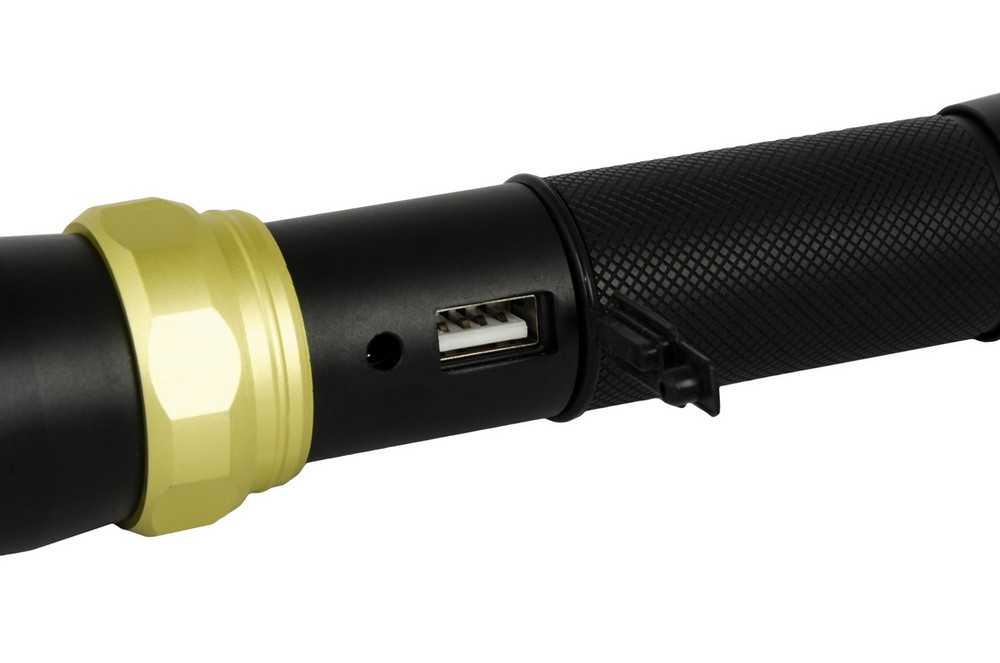 Ліхтар WERTVOLL 3 режими LED IP44 Li-ion 2000 mAh/t 7000 K/240 lum powerbank AL 168х36 мм RX-8004 view 4