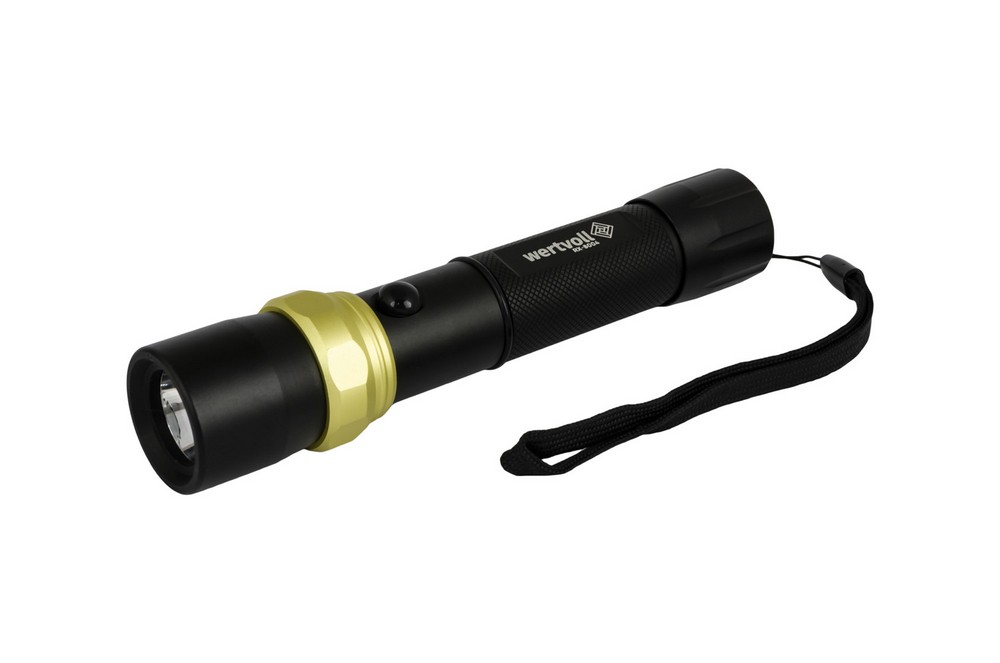 Ліхтар WERTVOLL 3 режими LED IP44 Li-ion 2000 mAh/t 7000 K/240 lum powerbank AL 168х36 мм RX-8004 view 1