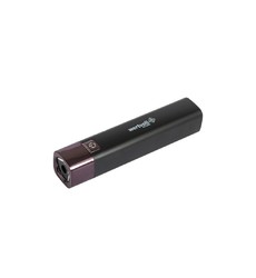 Ліхтар WERTVOLL 3 режими LED Li-ion 1200 mAh/t 7000 K/80 lum powerbank ABS 122х25 мм BLACK RX-8002