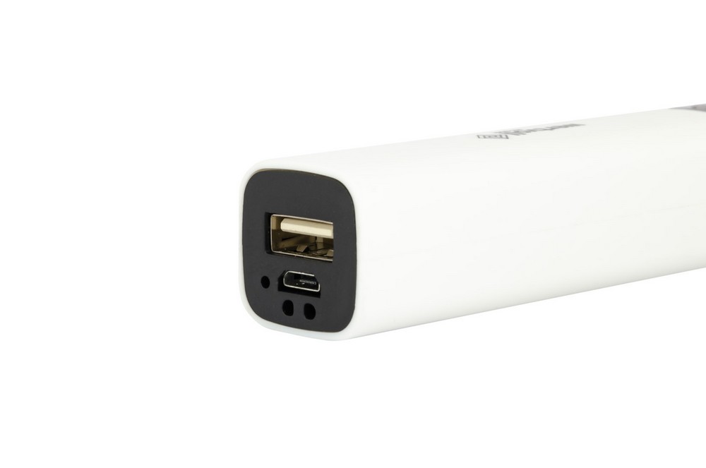 Ліхтар WERTVOLL 3 режими LED Li-ion 1200 mAh/t 7000 K/80 lum powerbank ABS 122х25 мм WHITE RX-8001 view 6
