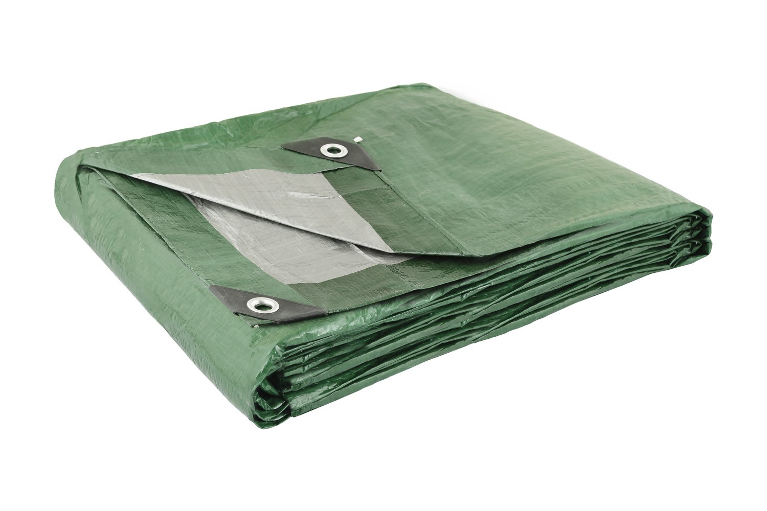 Тент універсальний MASTERTOOL TARPAULIN 3 × 5 м двосторонній 130 г/м² Green/Silver 89-1305 view 2