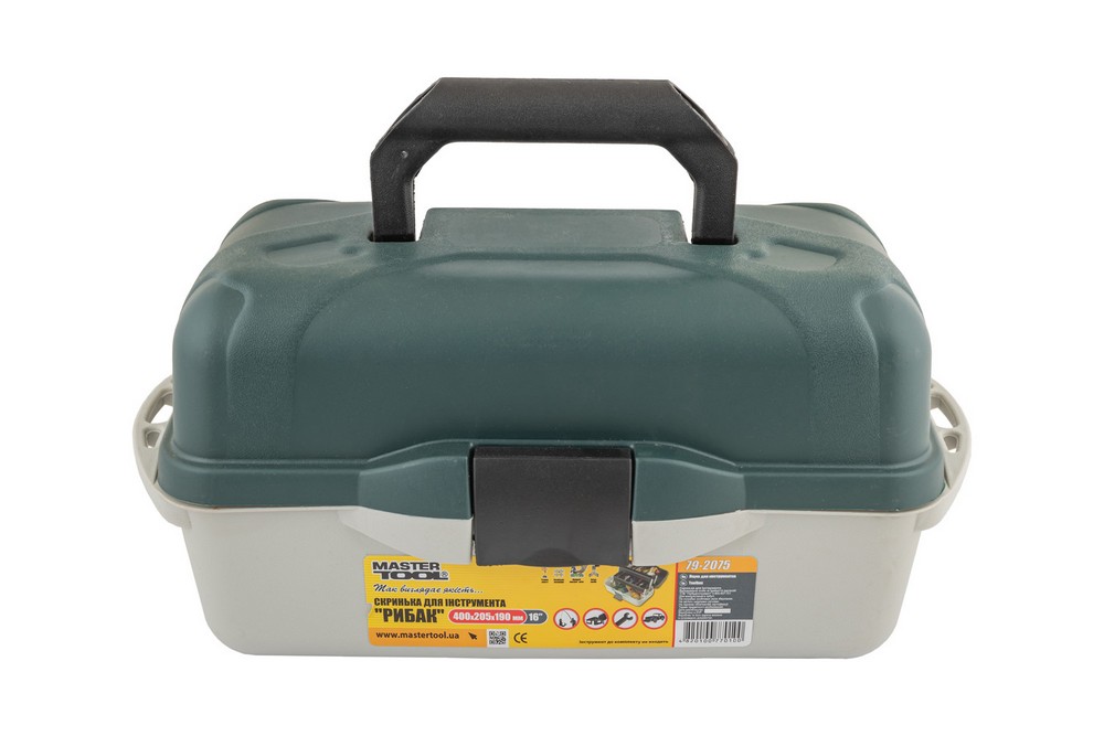 Скриня органайзер MASTERTOOL РИБАК 16" 400х205х190 мм 79-2075 view 1