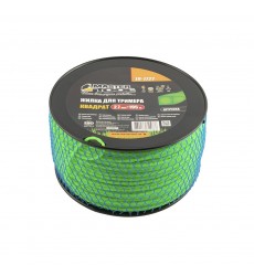 Жилка для тримера MASTERTOOL TWISTED SQUARE 2.7 мм × 195 м 19-1727