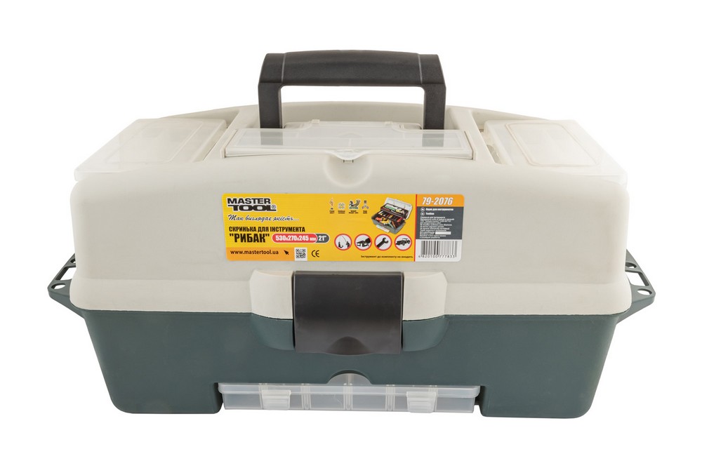 Скриня органайзер MASTERTOOL РИБАК 21" 530х270х245 мм 79-2076 view 1