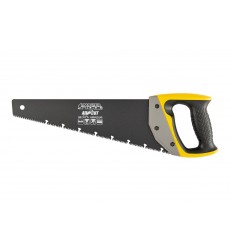 Ножівка столярна MASTERTOOL BLACK ALLIGATOR 350 мм 9TPI MAX CUT загартований зуб 3-D заточування тефлонове покриття 14-2435