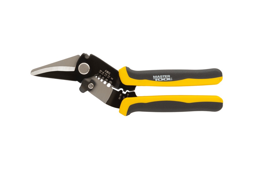 Ножиці електрика MASTERTOOL мультифункціональні 0.1-1.3 / 1.3-8.0 мм² 75-2276 view 2