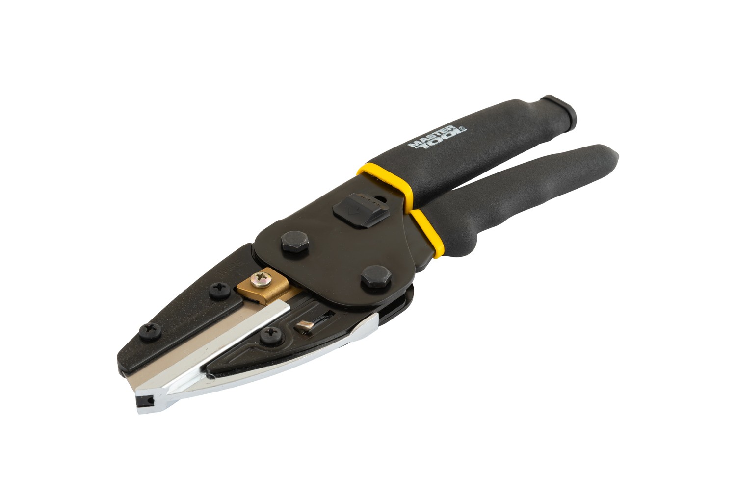 Ножиці мультифункціональні MASTERTOOL 4-в-1 ножиці/секатор/кабелеріз/ніж 250 мм 01-0428 view 1