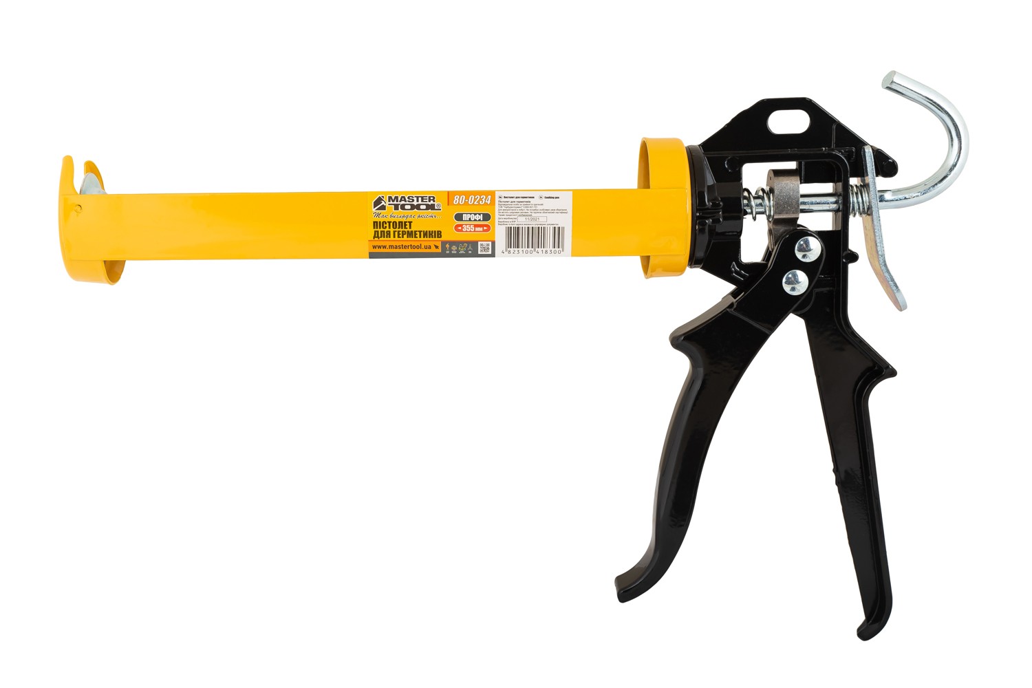 Пістолет для герметиків MASTERTOOL напіввідкритий 310 мл/355 мм 80-0234 view 2