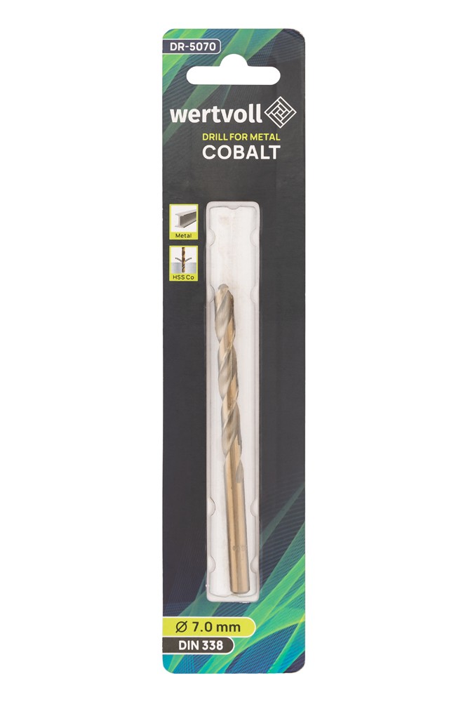 Свердло для металу WERTVOLL COBALT HSS 7.0х109 мм DIN 338 DR-5070 view 3