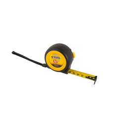 Рулетка MASTERTOOL 5 м×19 мм з магнітами автоматичний фіксатор покриття TPR храповий механізм 61-0519