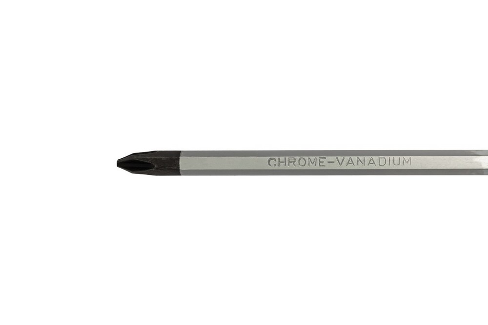 Викрутка ударна хрестова магнітна MASTERTOOL EXTERNAL HEX PH2х100 мм ручка з TPR покриттям 49-6210 view 2