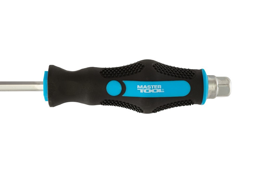 Викрутка ударна хрестова магнітна MASTERTOOL EXTERNAL HEX PH2х100 мм ручка з TPR покриттям 49-6210 view 4