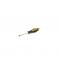Викрутка ударна шліцева магнітна MASTERTOOL EXTERNAL HEX SL5х75 мм ручка з TPR покриттям 49-6575