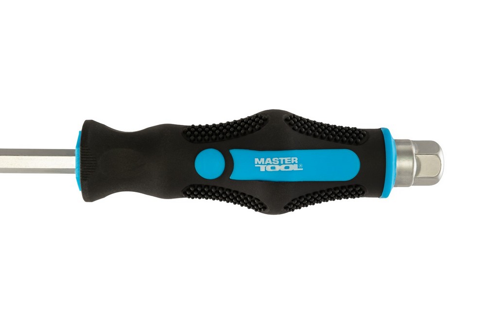 Викрутка ударна хрестова магнітна MASTERTOOL EXTERNAL HEX PH3х200 мм ручка з TPR покриттям 49-6320 view 4