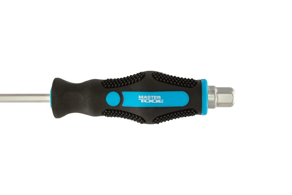 Викрутка ударна хрестова магнітна MASTERTOOL EXTERNAL HEX PH1х100 мм ручка з TPR покриттям 49-6110 view 4