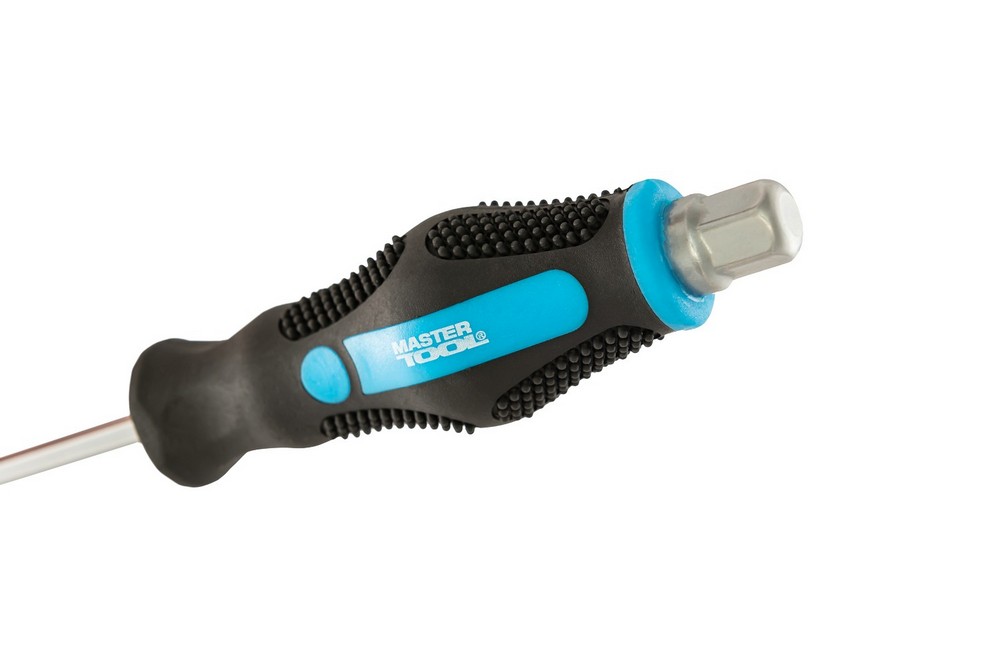 Викрутка ударна хрестова магнітна MASTERTOOL EXTERNAL HEX PH1х100 мм ручка з TPR покриттям 49-6110 view 6