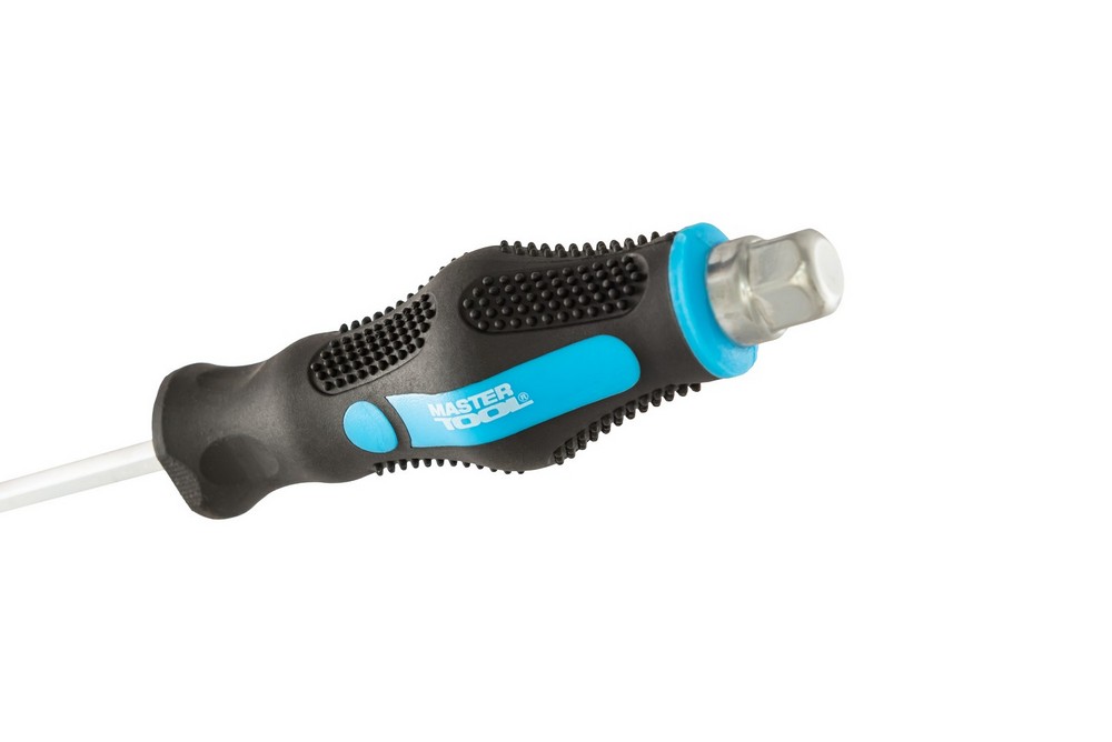 Викрутка ударна хрестова магнітна MASTERTOOL EXTERNAL HEX PH2х150 мм ручка з TPR покриттям 49-6215 view 6