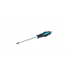 Викрутка ударна хрестова магнітна MASTERTOOL EXTERNAL HEX PH2х150 мм ручка з TPR покриттям 49-6215