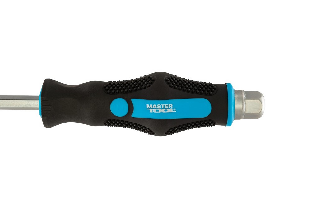 Викрутка ударна хрестова магнітна MASTERTOOL EXTERNAL HEX PH3х150 мм ручка з TPR покриттям 49-6315 view 5