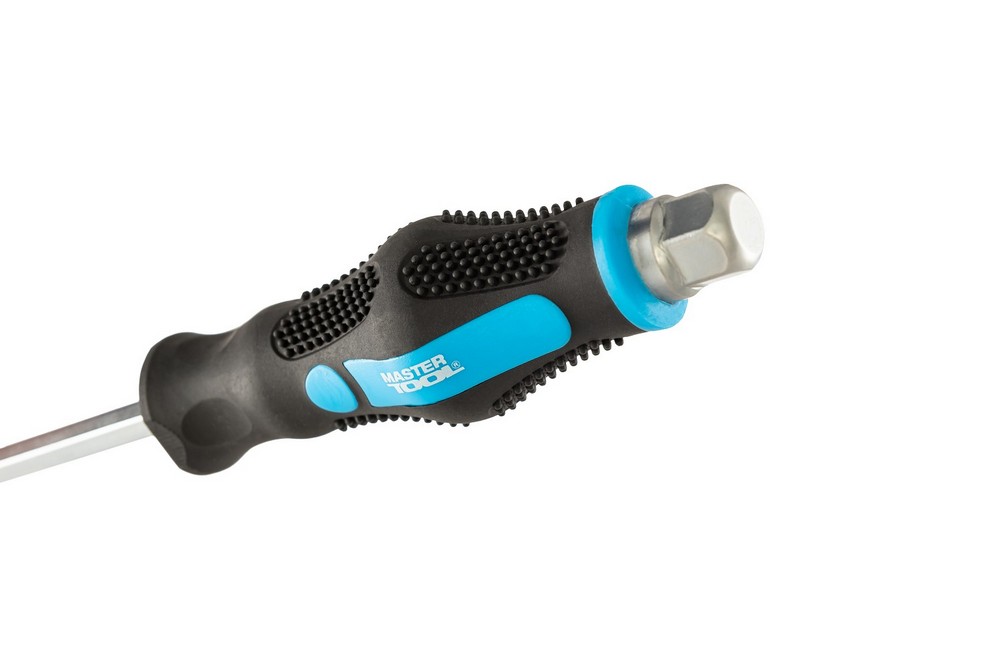 Викрутка ударна хрестова магнітна MASTERTOOL EXTERNAL HEX PH3х150 мм ручка з TPR покриттям 49-6315 view 6