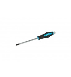 Викрутка ударна хрестова магнітна MASTERTOOL EXTERNAL HEX PH3х150 мм ручка з TPR покриттям 49-6315