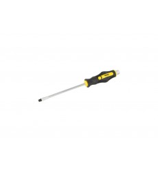 Викрутка ударна шліцева магнітна MASTERTOOL EXTERNAL HEX SL6х150 мм ручка з TPR покриттям 49-6615