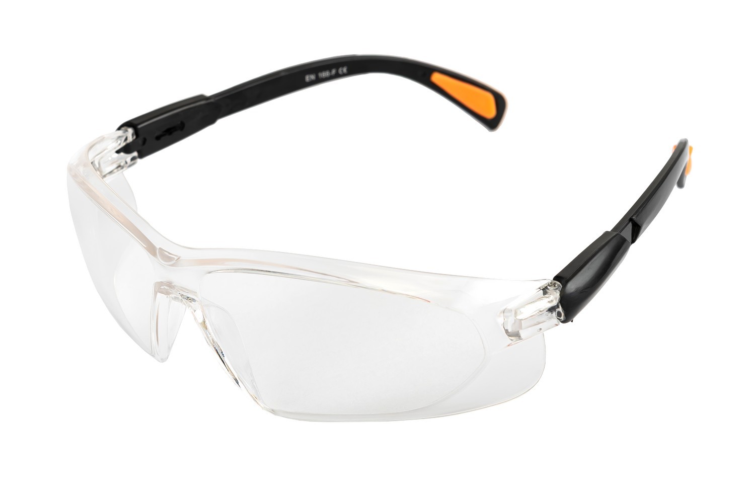 Окуляри відкриті MASTERTOOL лінза ANTI-SCRATCH оправа з протиковзкими регульованими дужками l-клас прозорі 82-0062 view 1