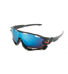 Окуляри відкриті MASTERTOOL SPORTLINE BLUE MIRROR панорамна лінза, захист від подряпин ANTI-SCRATCH 82-0007