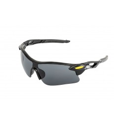 Окуляри відкриті MASTERTOOL SPORTLINE GREY панорамна лінза, напівоправа, протиковзні дужки 82-0010