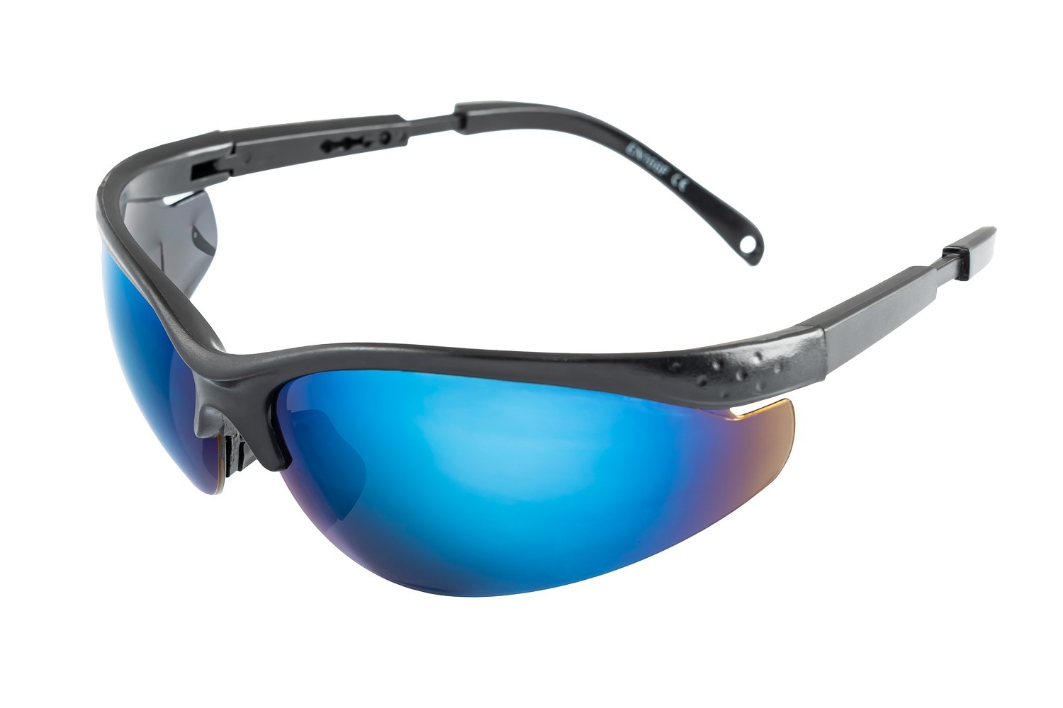 Окуляри відкриті MASTERTOOL SPORTLINE BLUE MIRROR захист від подряпин ANTI-SCRATCH регульовані дужки 82-0002 view 1