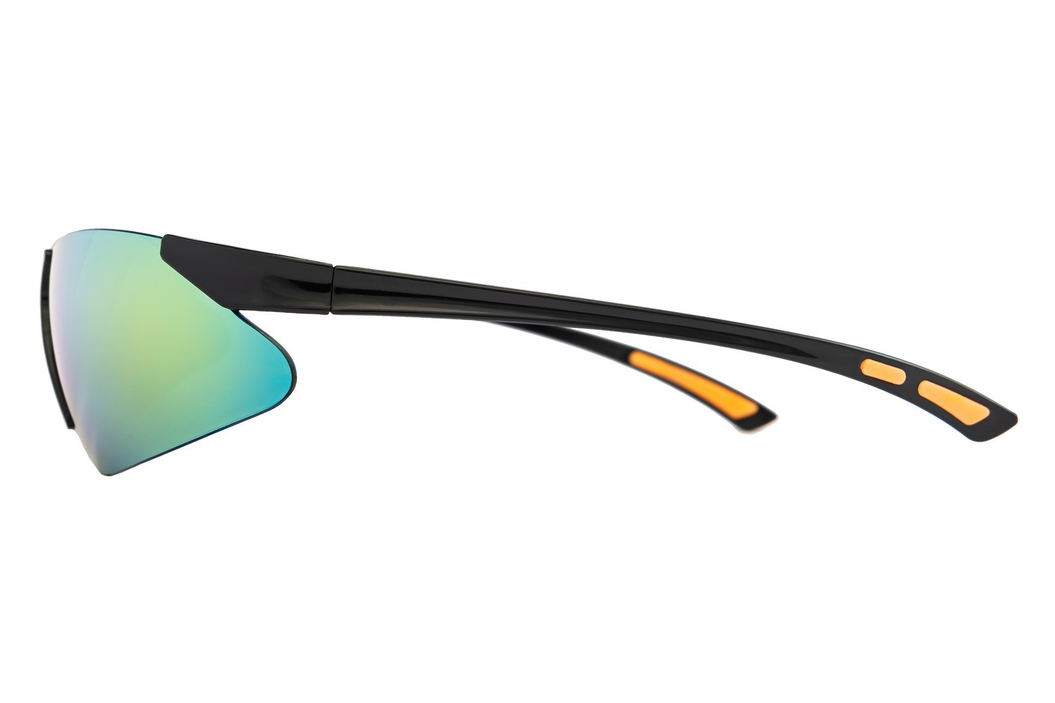 Окуляри відкриті MASTERTOOL SPORTLINE GOLD MIRROR захист від подряпин ANTI-SCRATCH м'який носоупор протиковзкі дужки 82-0005 view 2