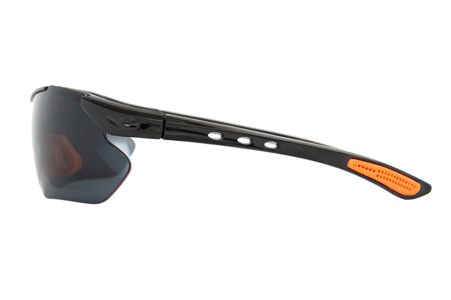 Окуляри відкриті MASTERTOOL SPORTLINE GREY панорамна лінза напівоправа захист від подряпин ANTI-SCRATCH протиковзкі дужки 82-0008 view 2