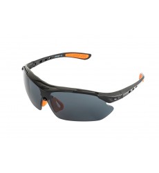 Окуляри відкриті MASTERTOOL SPORTLINE GREY панорамна лінза, напівоправа, захист від подряпин ANTI-SCRATCH, протиковзні дужки 82-0008