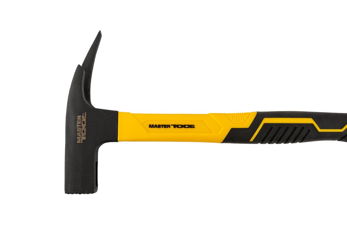 Молоток покрівельний MASTERTOOL 600 г HRC 50 рукоятка фібергласова 300 мм 02-0920 view 2