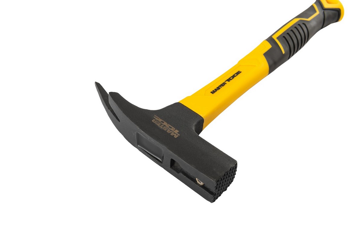 Молоток покрівельний MASTERTOOL 600 г HRC 50 рукоятка фібергласова 300 мм 02-0920 view 3