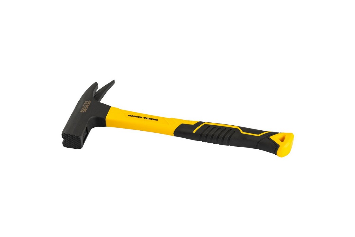 Молоток покрівельний MASTERTOOL 600 г HRC 50 рукоятка фібергласова 300 мм 02-0920 view 1