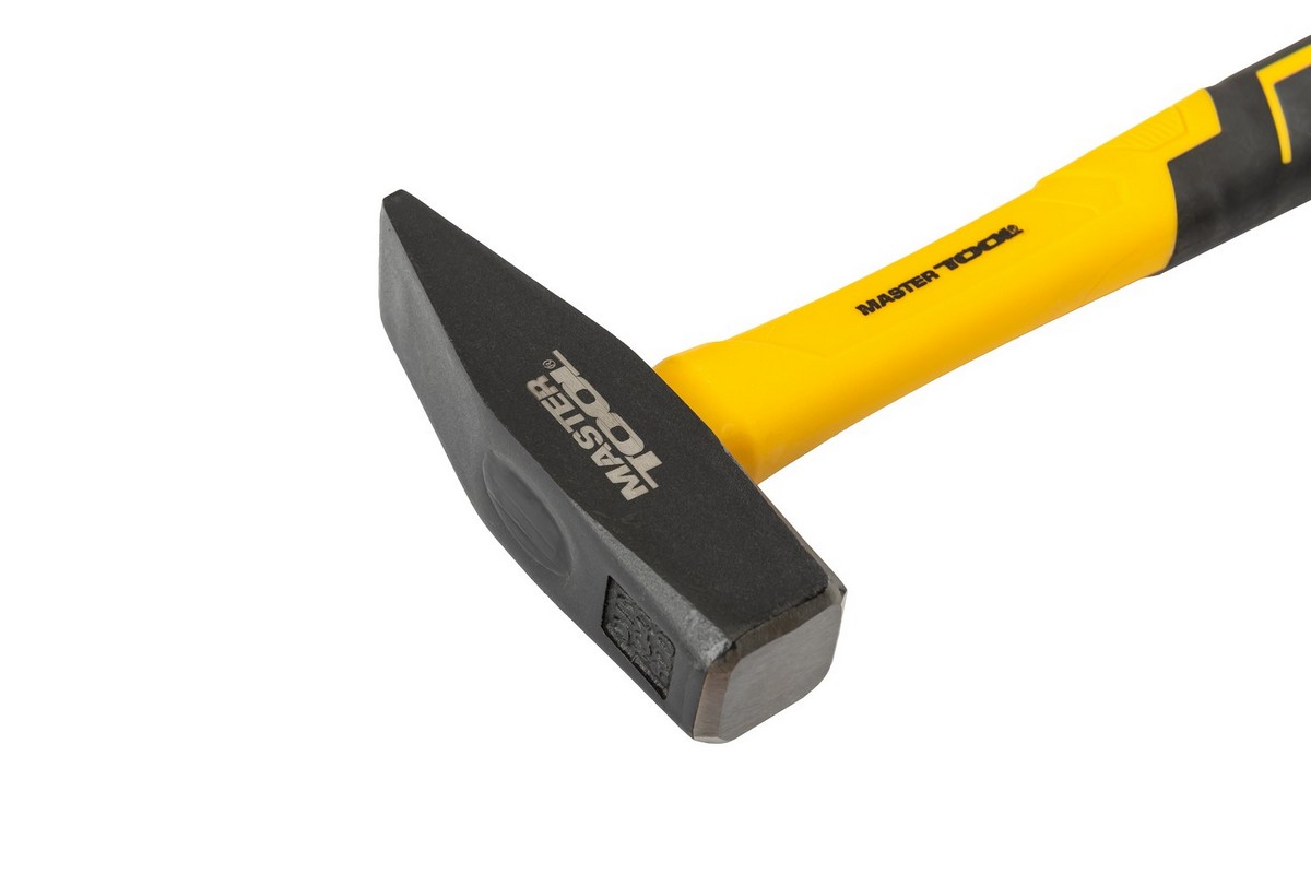 Молоток слюсарний MASTERTOOL 800 г HRC 50 рукоятка фібергласова 320 мм 02-0908 view 3