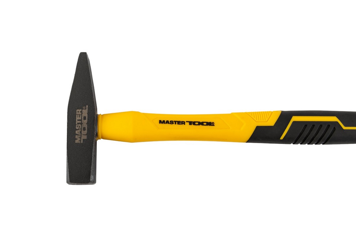 Молоток слюсарний MASTERTOOL 300 г HRC 50 рукоятка фібергласова 290 мм 02-0903 view 2