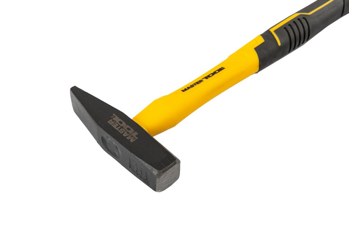 Молоток слюсарний MASTERTOOL 300 г HRC 50 рукоятка фібергласова 290 мм 02-0903 view 3